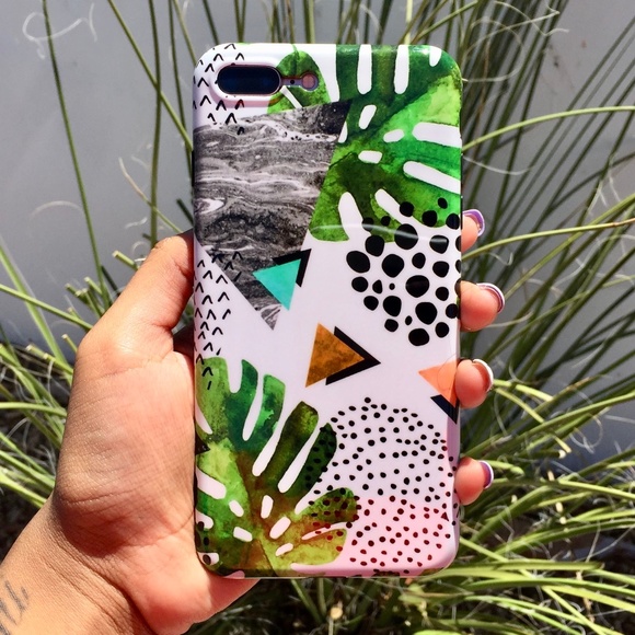 Other - Glossy, Silicone, Tropical iPhone Case